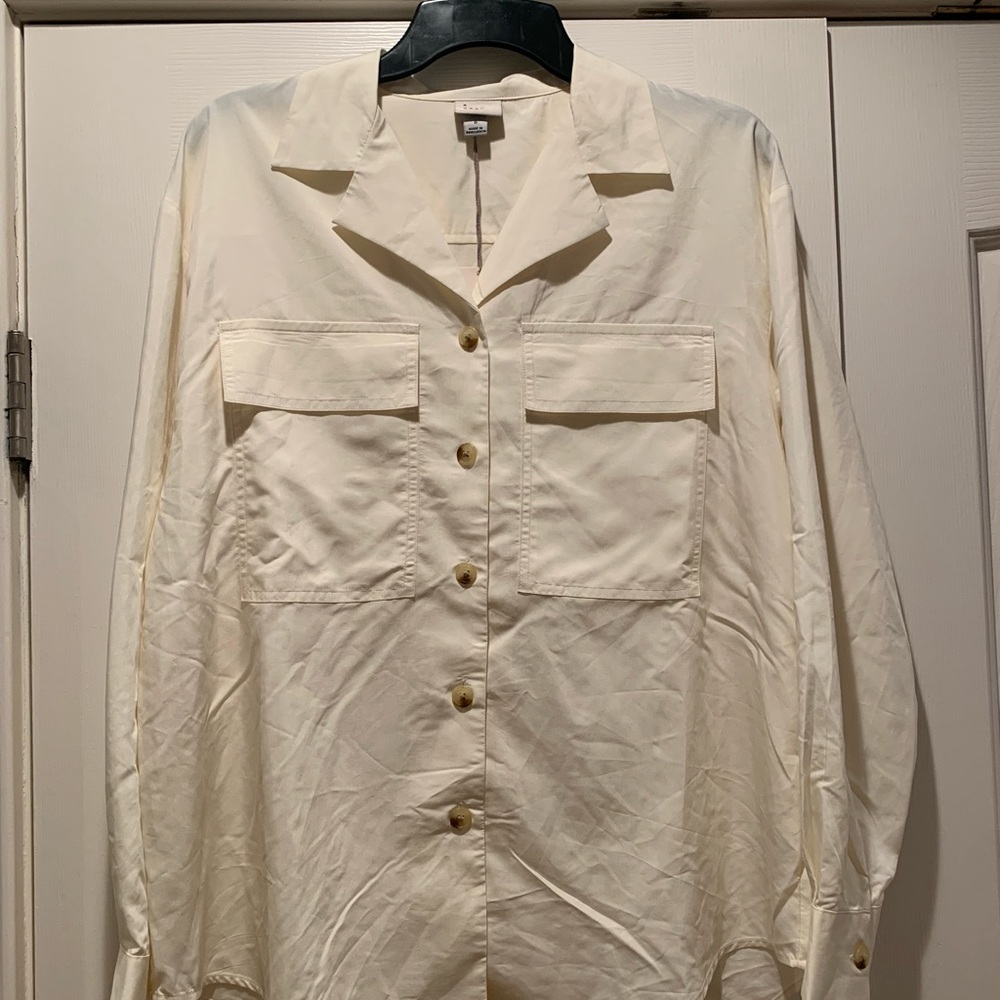 Soft, LS blouse, Target “A New Day” brand new with tag.